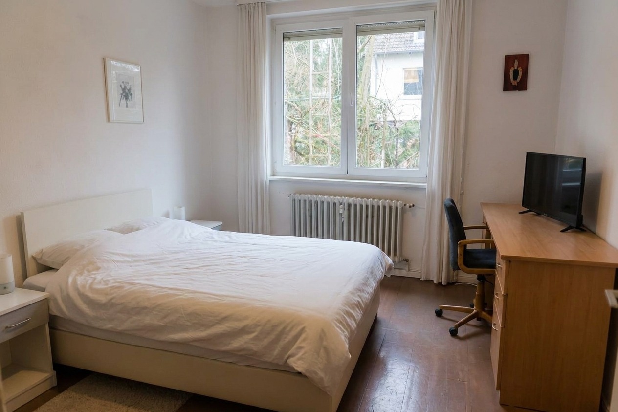 Bedroom after