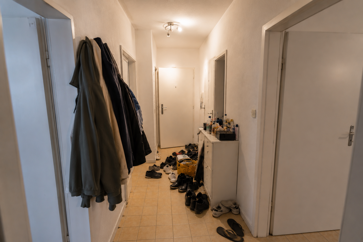 Hallway before