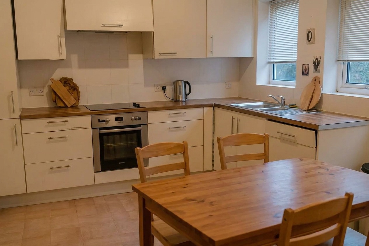 Kitchen after