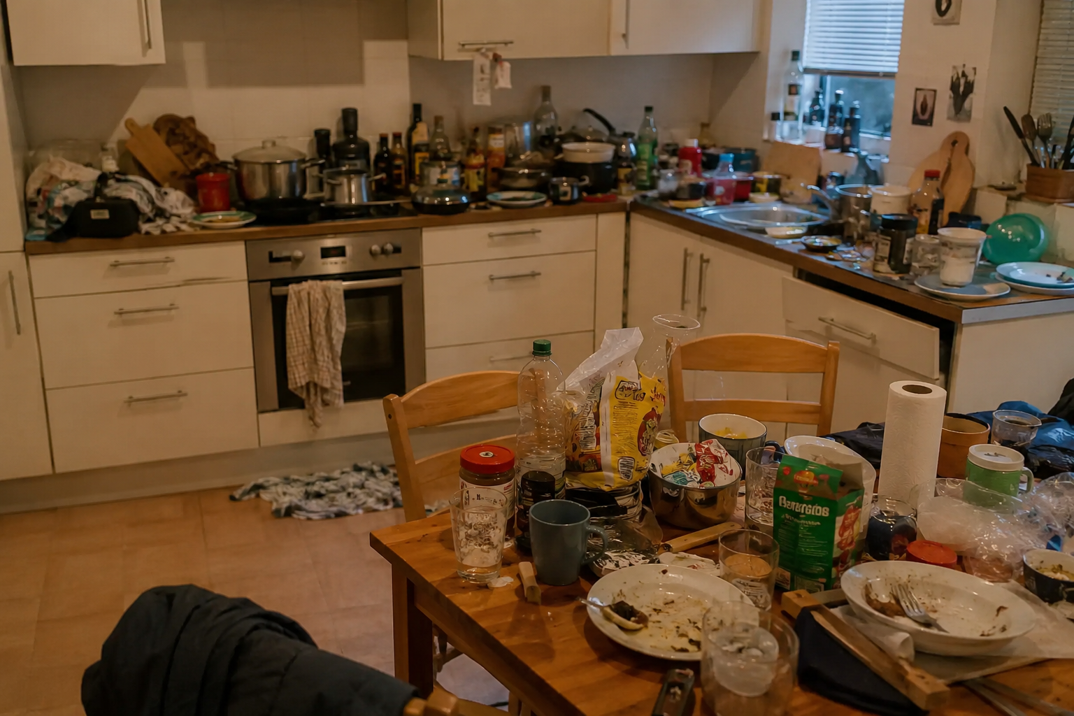 Kitchen before